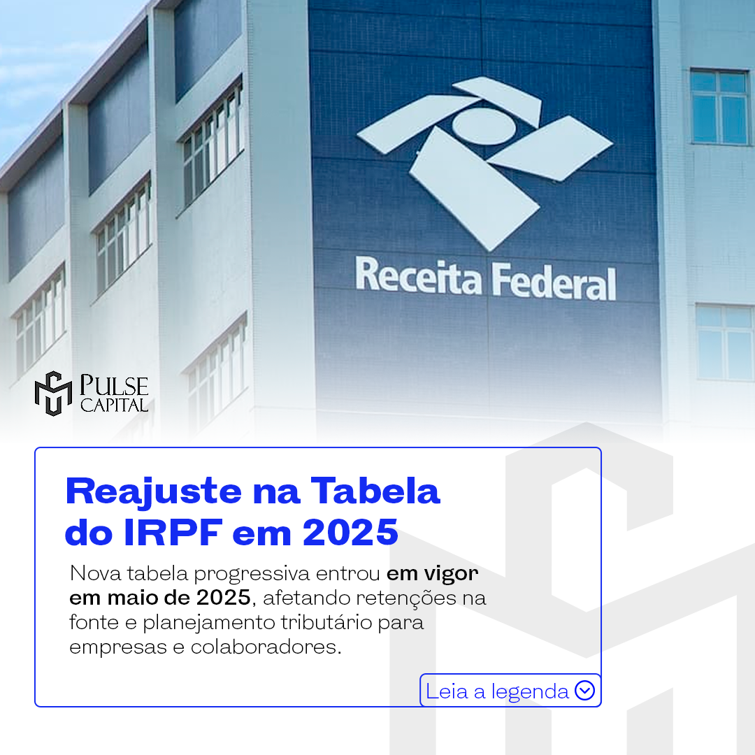 No momento, você está visualizando Reajuste na Tabela do IRPF em 2025