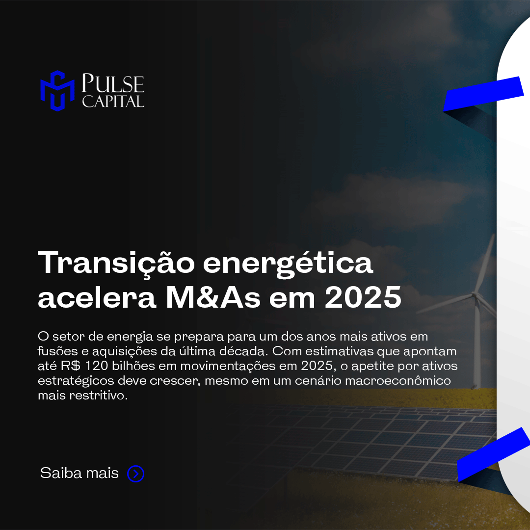 No momento, você está visualizando Transição energética acelera M&As em 2025