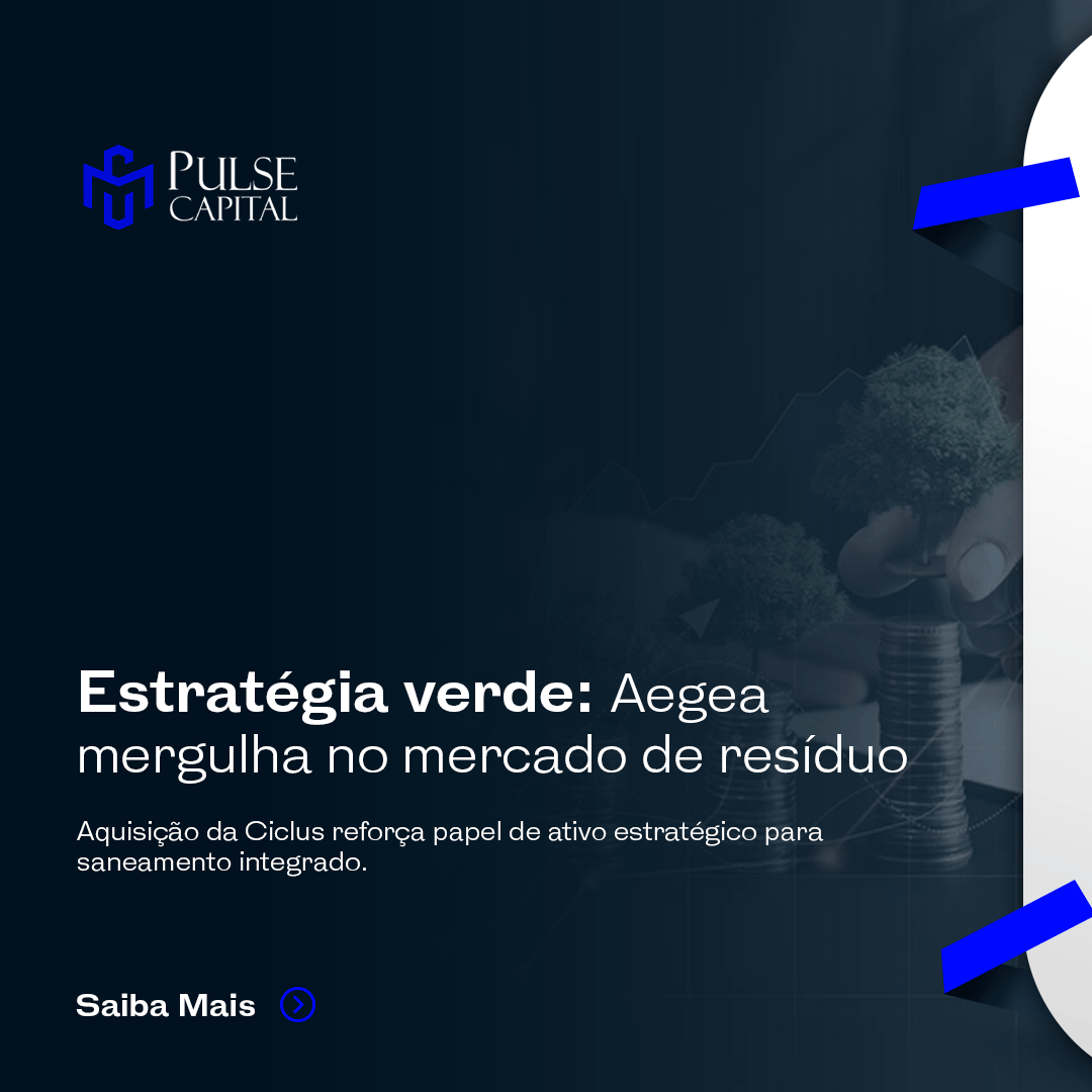 No momento, você está visualizando Estratégia verde: Aegea mergulha no mercado de resíduos