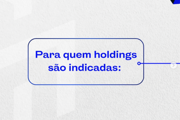 Para quem holdings são indicadas: