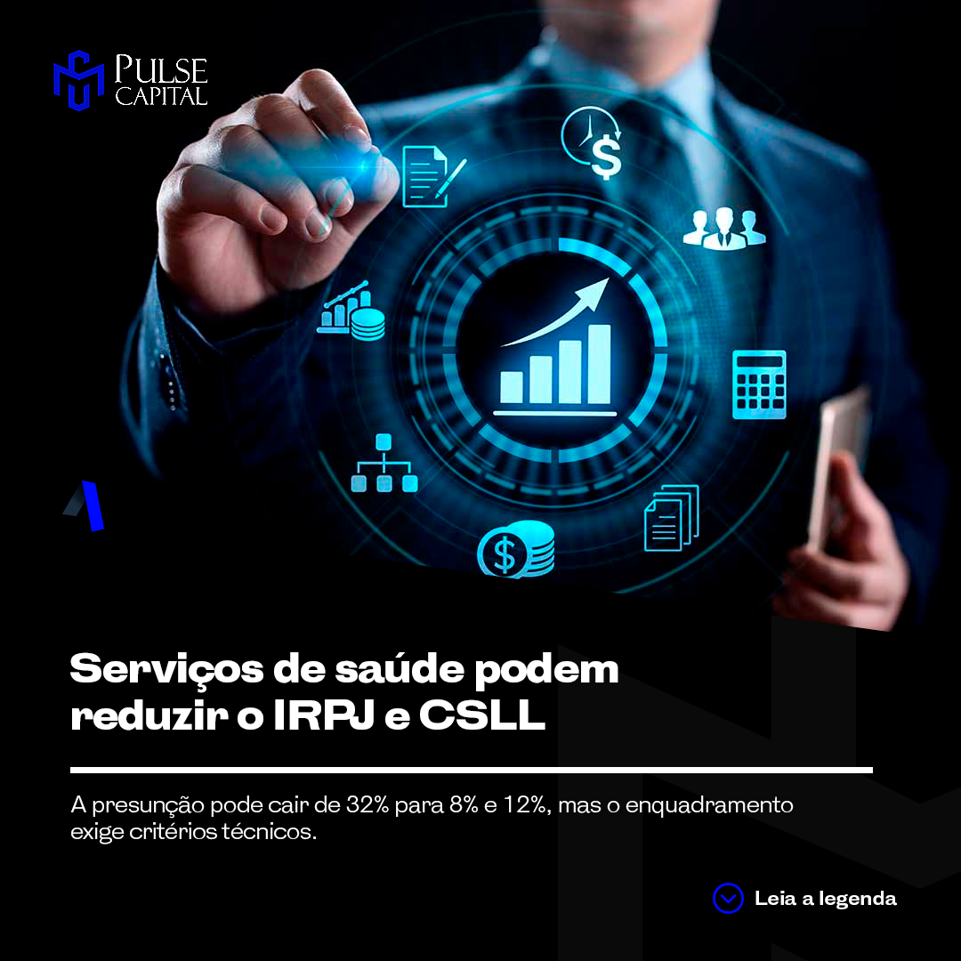 No momento, você está visualizando Serviços de saúde podem reduzir IRPJ e CSLL