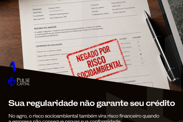 Sua regularidade não garante seu crédito