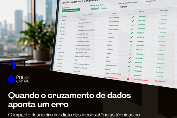 Quando o cruzamento de dados aponta um erro