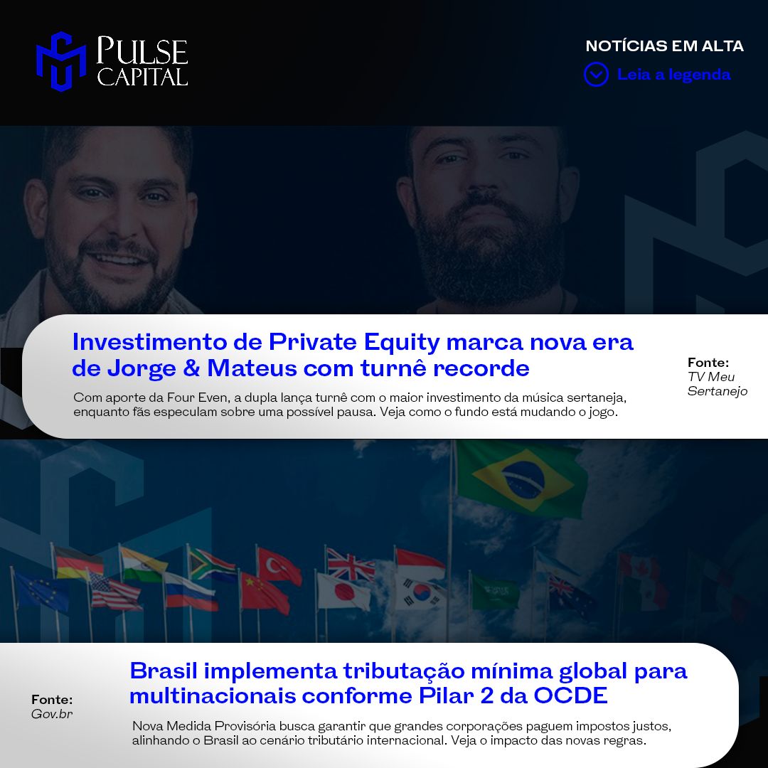 Brasil implementa tributação mínima global para multinacionais conforme Pilar da OCDE