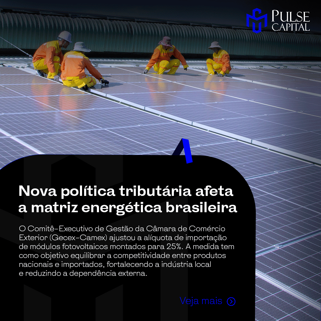 Nova política tributária afeta a matriz energética brasileira