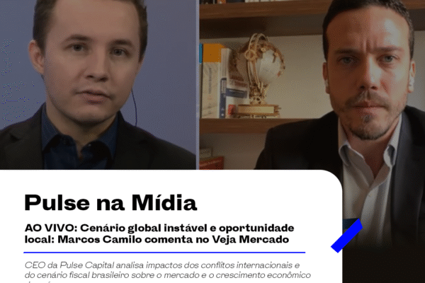 Cenário global instável e oportunidade local: Marcos Camilo comenta no Veja Mercado