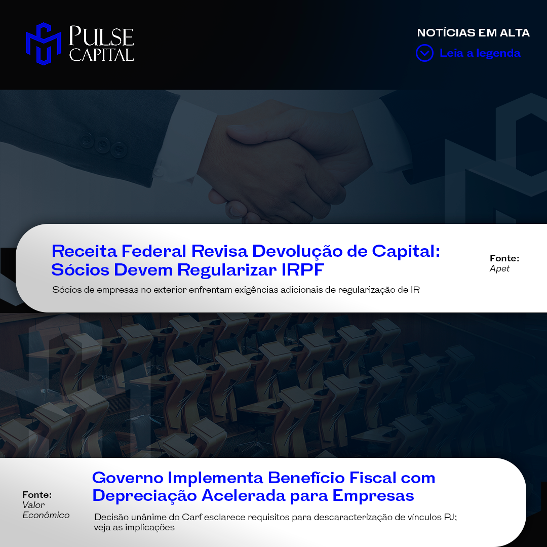 No momento, você está visualizando Receita Federal Revisa Devolução de Capital: Sócios Devem Regularizar IRPF
