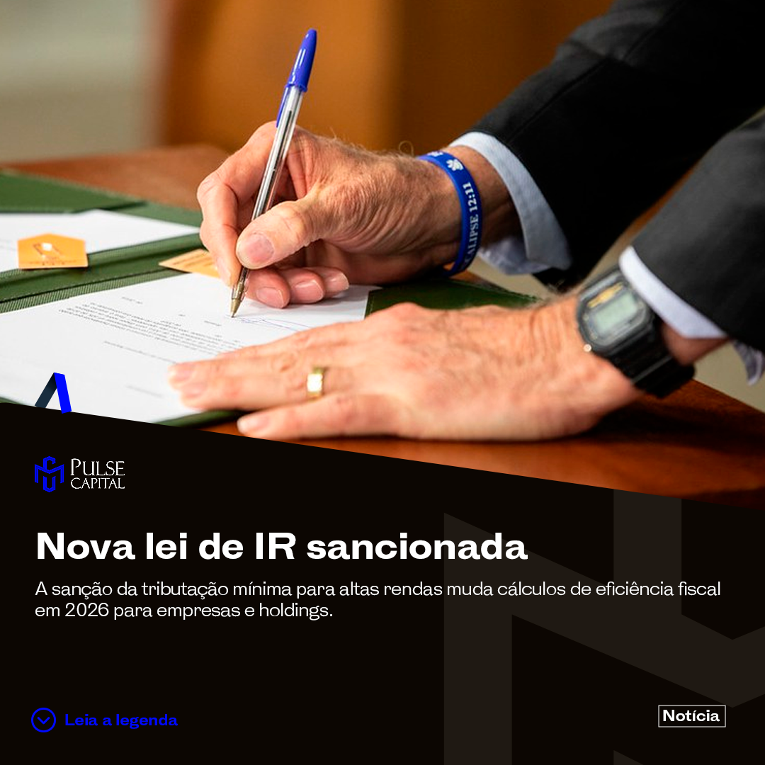 No momento, você está visualizando Nova lei de IR sancionada