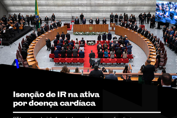 Isenção de IR na ativa por doença cardíaca