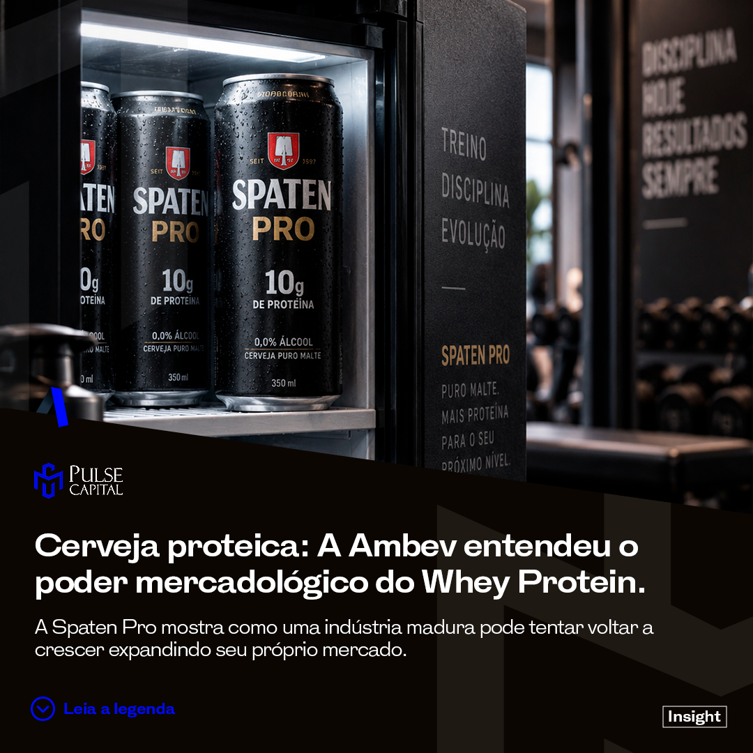 No momento, você está visualizando Cerveja proteica: A Ambev entendeu o poder mercadológico do Whey Protein.