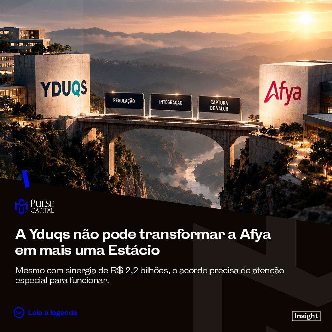 No momento, você está visualizando A Yduqs não pode transformar a Afya em mais uma Estácio.