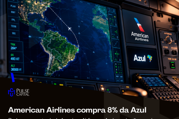 American Airlines compra 8% da Azul
